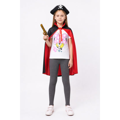 Pirate Costume with Cape, Hat, and Pistol main product view