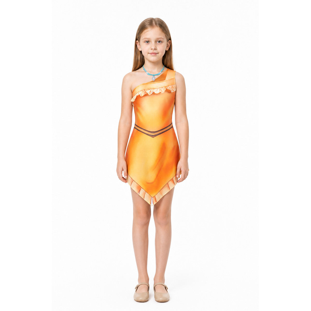 Pocahontas Costume with an Asymmetrical Hem main product view