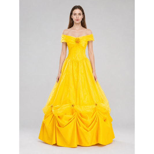 Princess Dress for Celebrations and Stage Performances front view