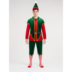 Christmas Elf Costume with Hat and Accessories