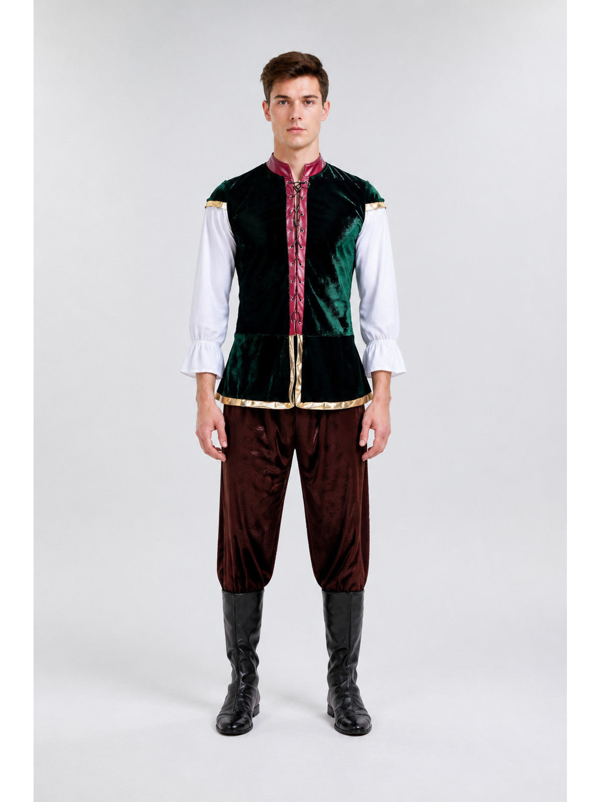Historical costume with top and pants for performances main product view