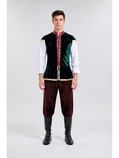 Historical costume with top and pants for performances