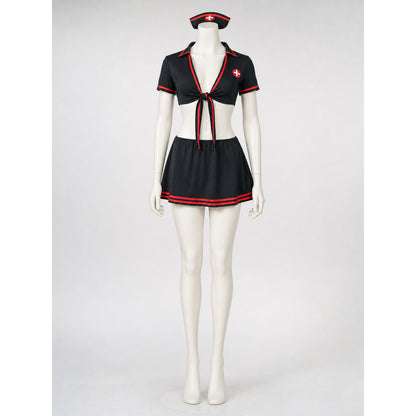 Two-Piece Cosplay Costume with Cap