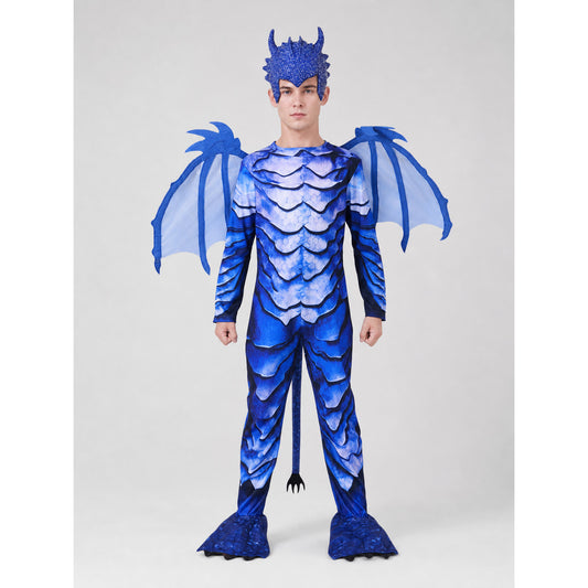 Kids' Dragon Costume for Cosplay and Parties on-model view