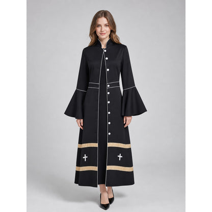 Clergy Robe Costume, Long, with Crosses
