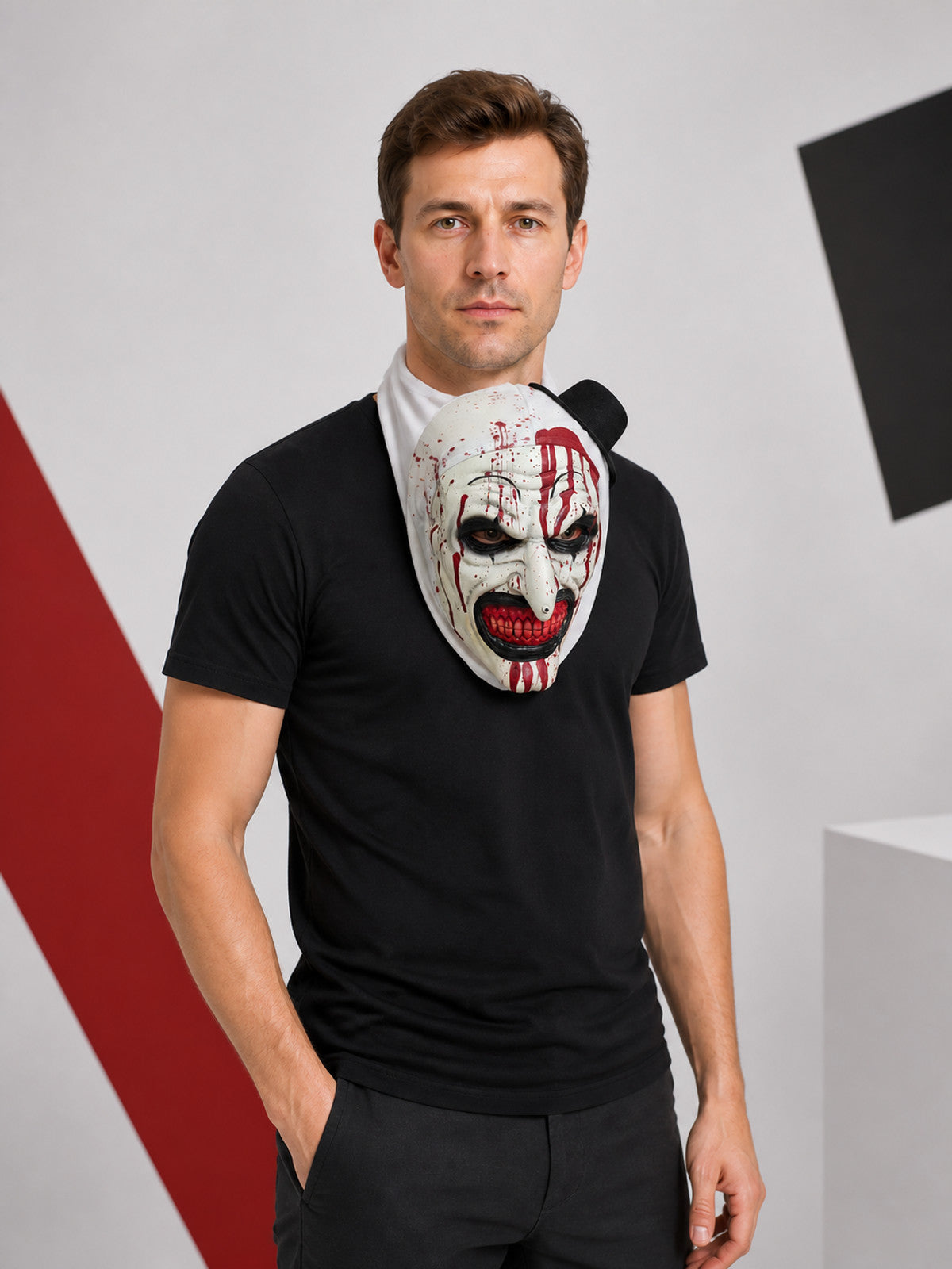 Halloween and Cosplay Carnival Mask with Blood Effect