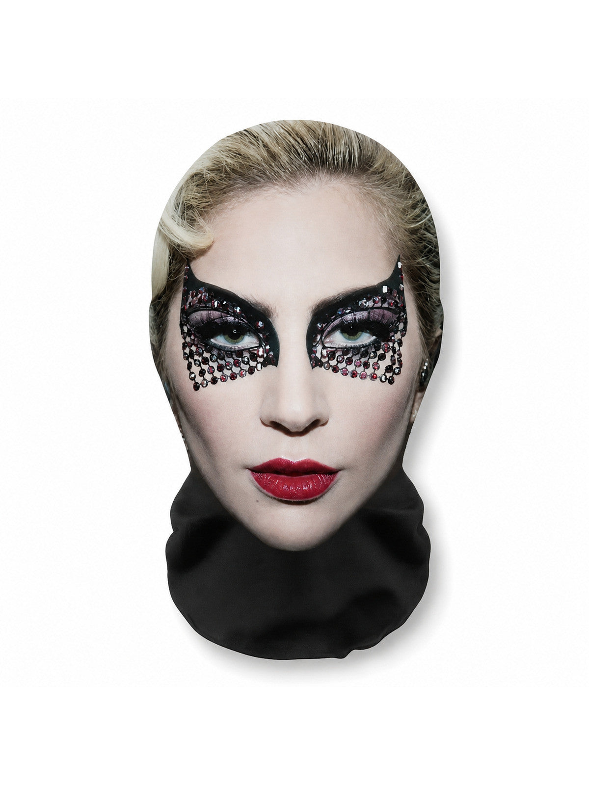 3D Printed Lady Gaga Style Mask, Elastic Full Face Cosplay Balaclava, Breathable