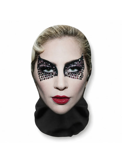 3D Printed Lady Gaga Style Mask, Elastic Full Face Cosplay Balaclava, Breathable