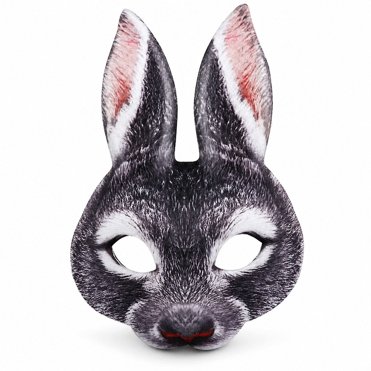 1 Pcs Halloween Mask Rabbit Mask Half Face Mask Eye Mask Adult Mask Party Cosplay Mask