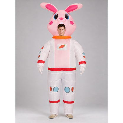 Inflatable Astronaut Rabbit Costume for Parties