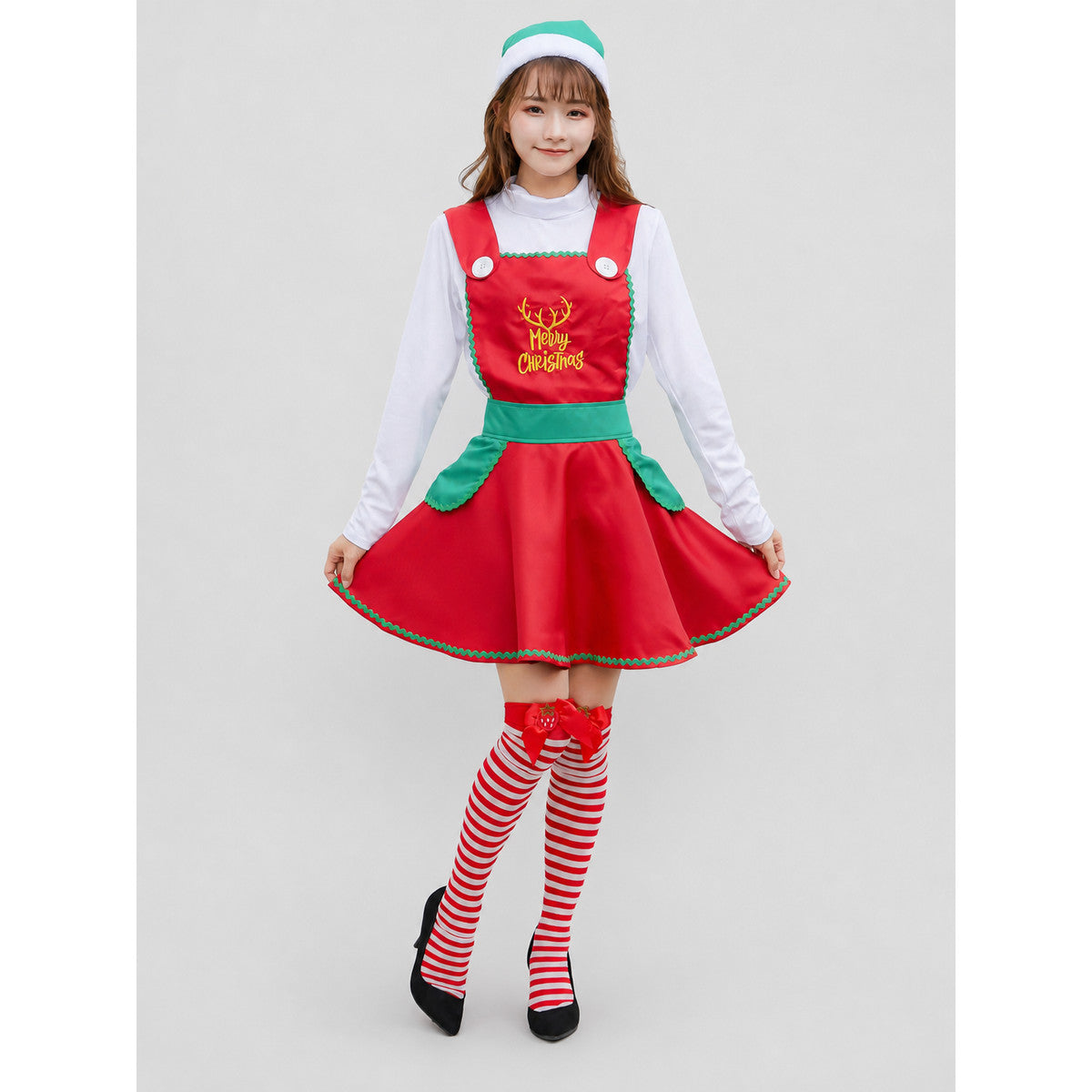 Christmas Role-Play Costume with Hat