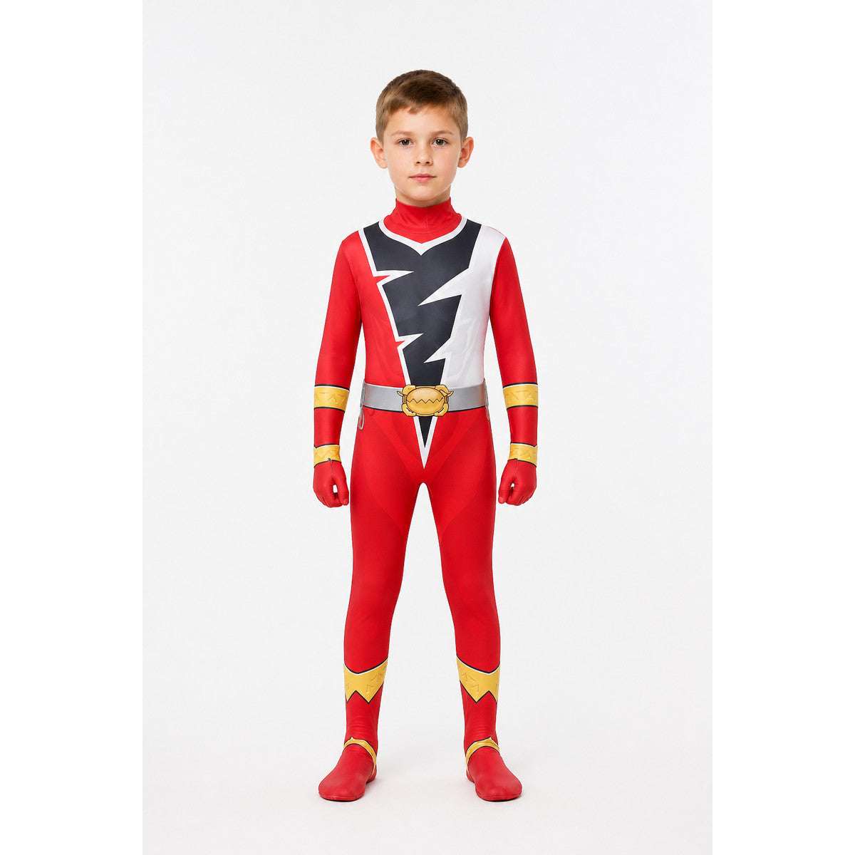 Halloween Ranger Jumpsuit with Lightning Bolt Designs main product view
