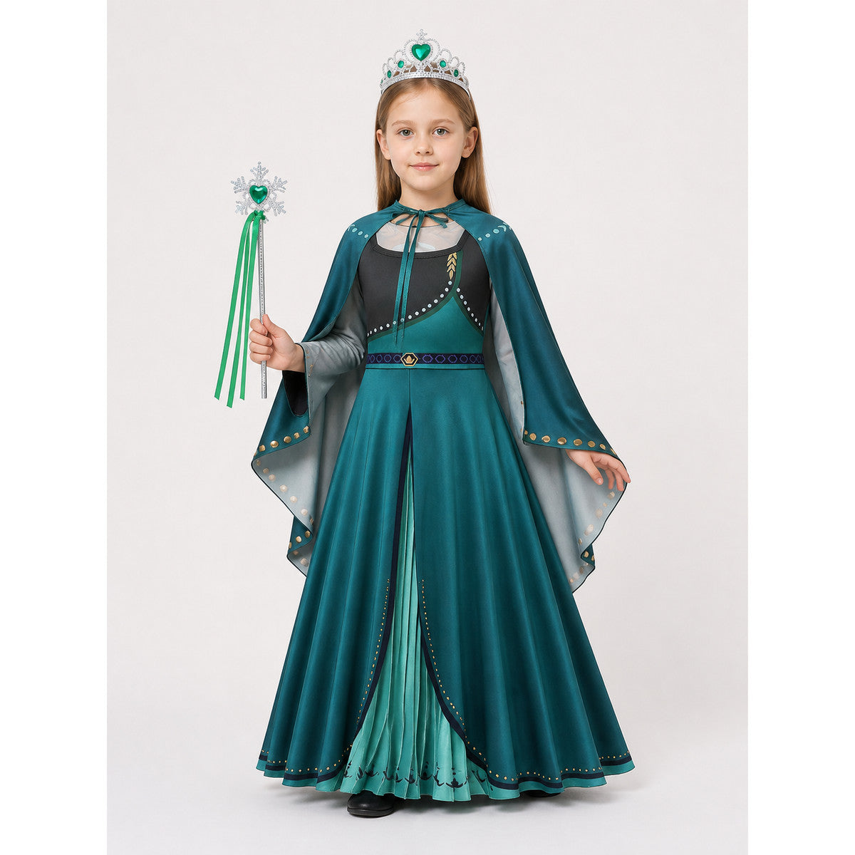 Turquoise Princess Costume for Halloween main product view