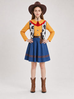 Children's Woody costume in Western style for cosplay and stage performances