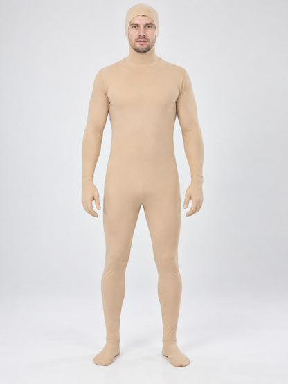 Skin-Tone Milk Silk Cosplay Bodysuit