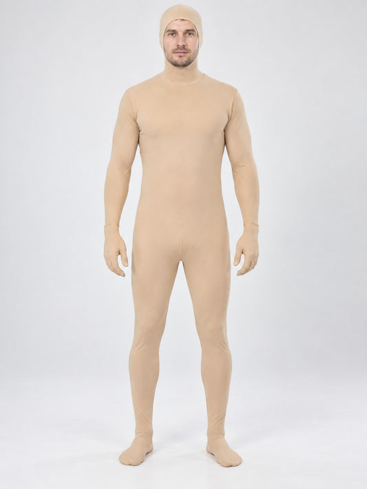 Skin-Tone Milk Silk Cosplay Bodysuit