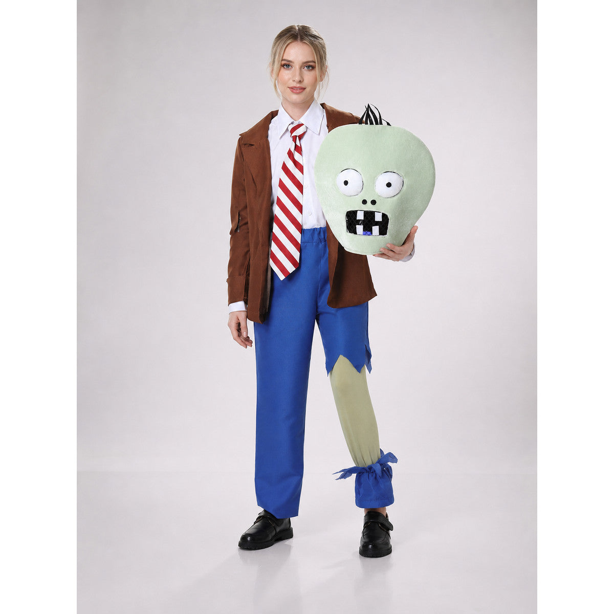 Zombie Costume with Oversized Head
