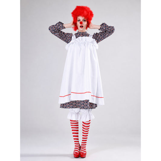Circus-Style Clown Carnival Costume
