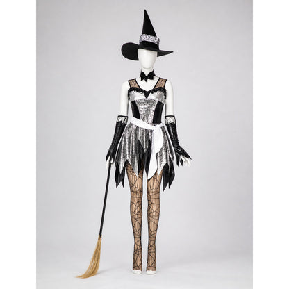 Halloween Witch Costume, Dress and Hat