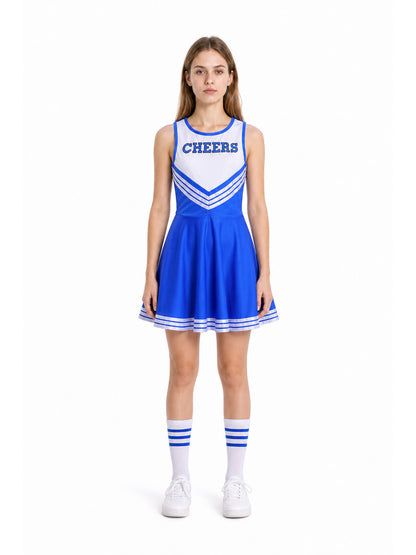Sleeveless Children's Cheerleading Dress with CHEERS main product view