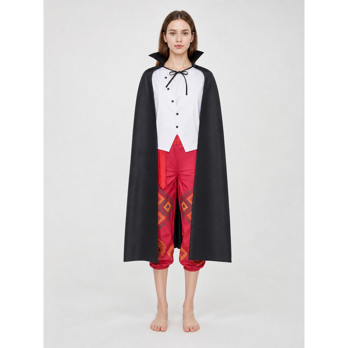 Pirate Cosplay Costume: Cape, Vest, and Pants