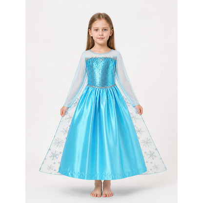 Snow Queen Carnival Costume for Halloween and Cosplay