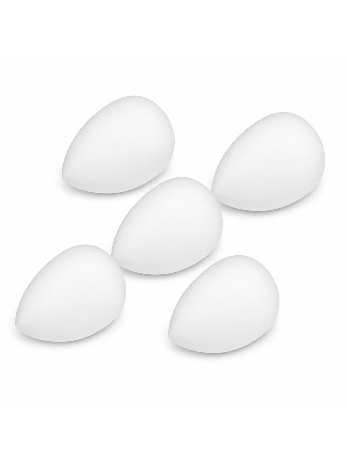 5Pcs White Plastic Full Face Masks Blank Paintable Mask DIY Halloween Cosplay main product view