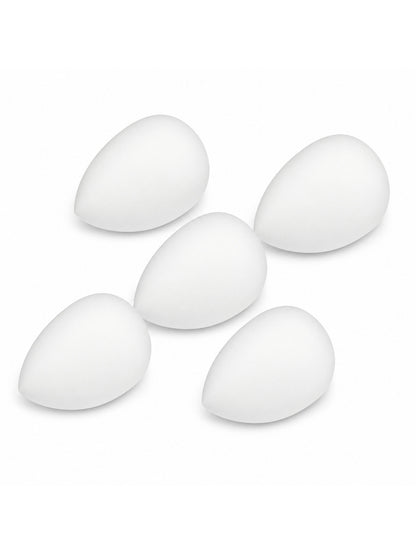 5Pcs White Plastic Full Face Masks Blank Paintable Mask DIY Halloween Cosplay main product view
