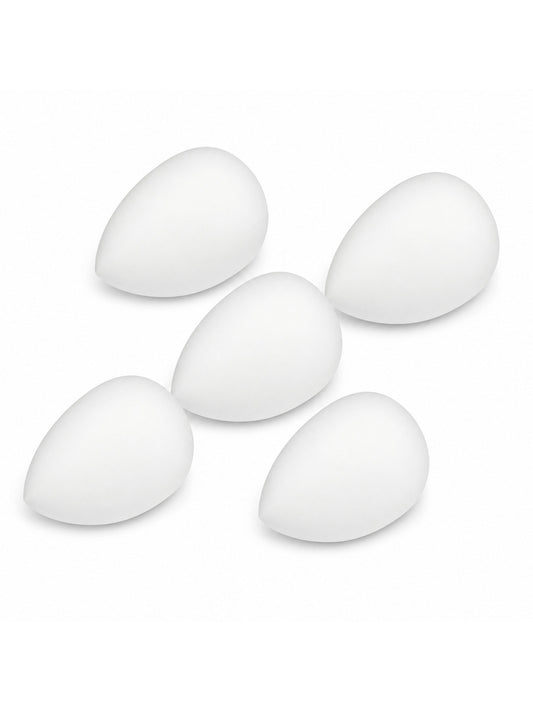 5Pcs White Plastic Full Face Masks Blank Paintable Mask DIY Halloween Cosplay main product view