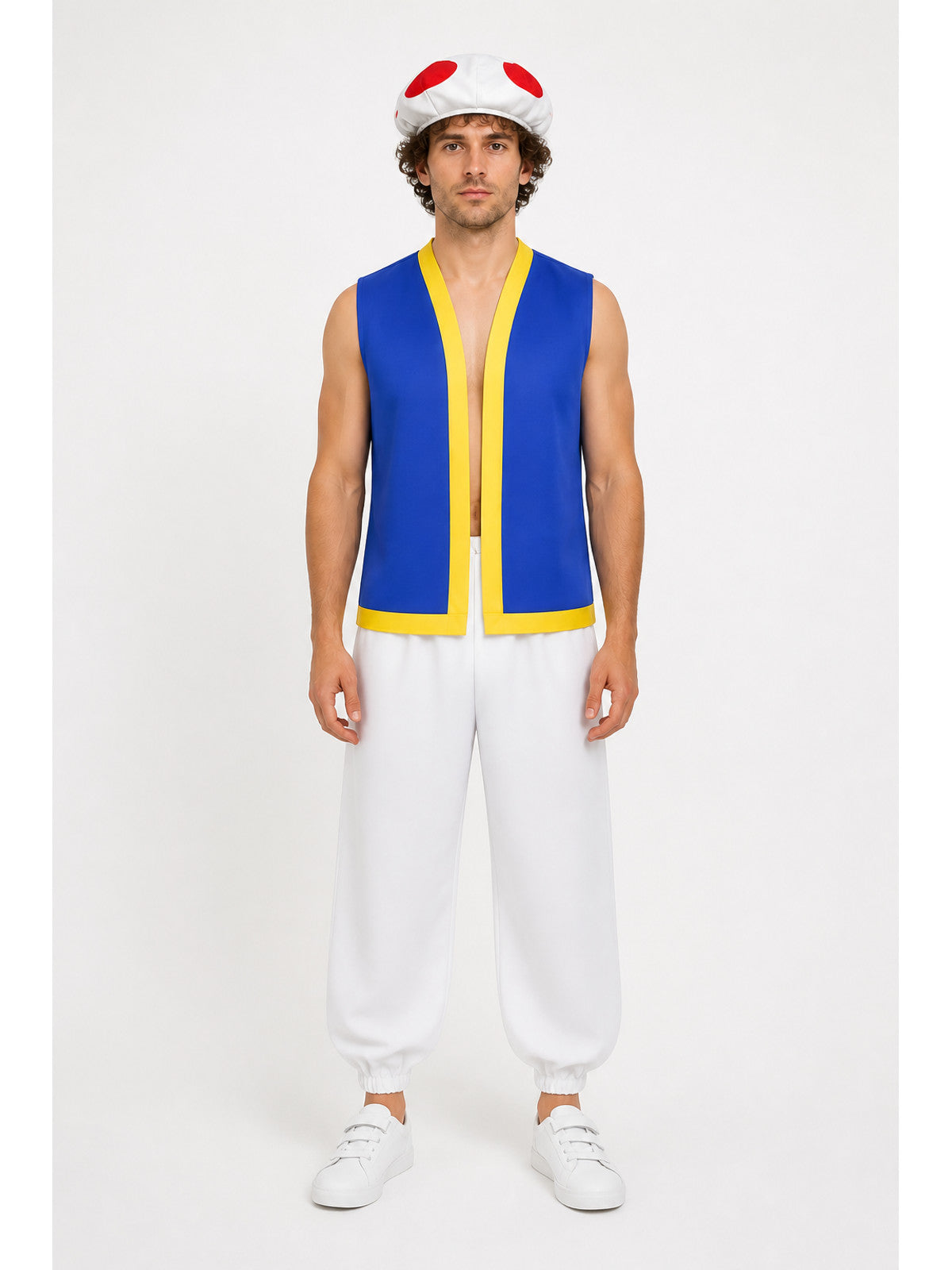 Mushroom character costume with hat and pants
