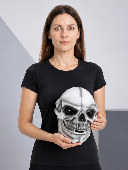 Halloween Skeleton Mask with Movable Jaw