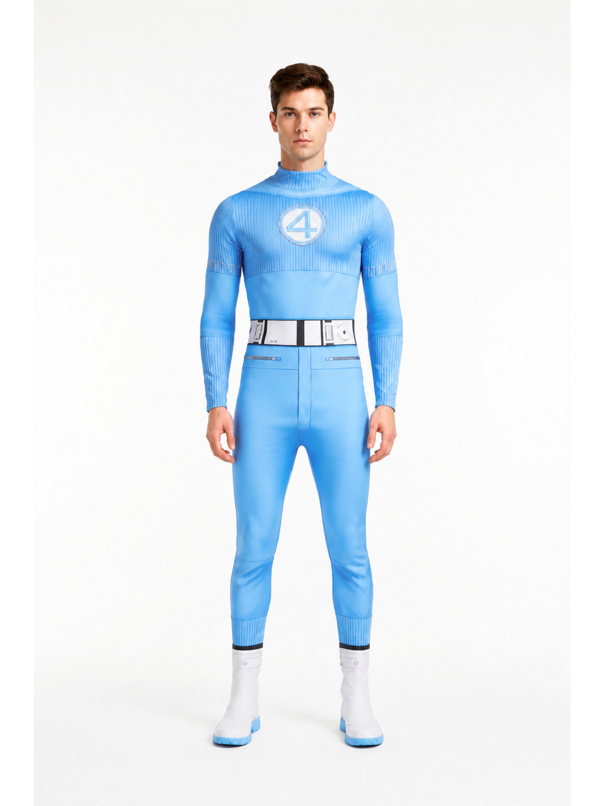 Jumpsuit with 4 Emblem, High Collar main product view