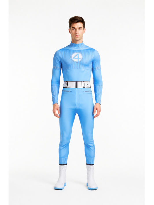 Jumpsuit with 4 Emblem, High Collar main product view