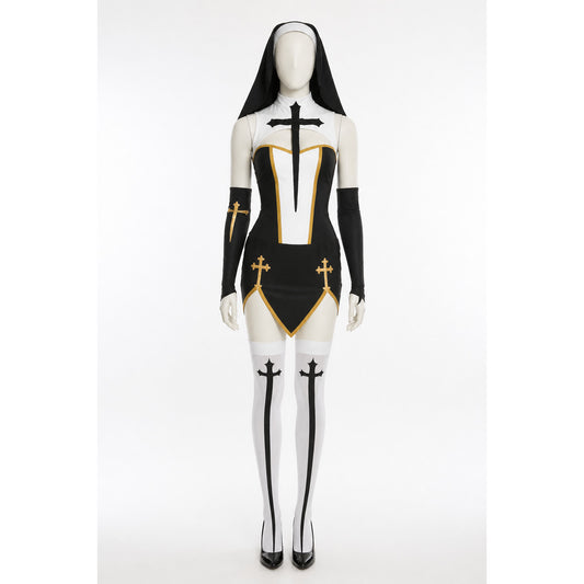 Religious Hooded Robe with Crosses main product view