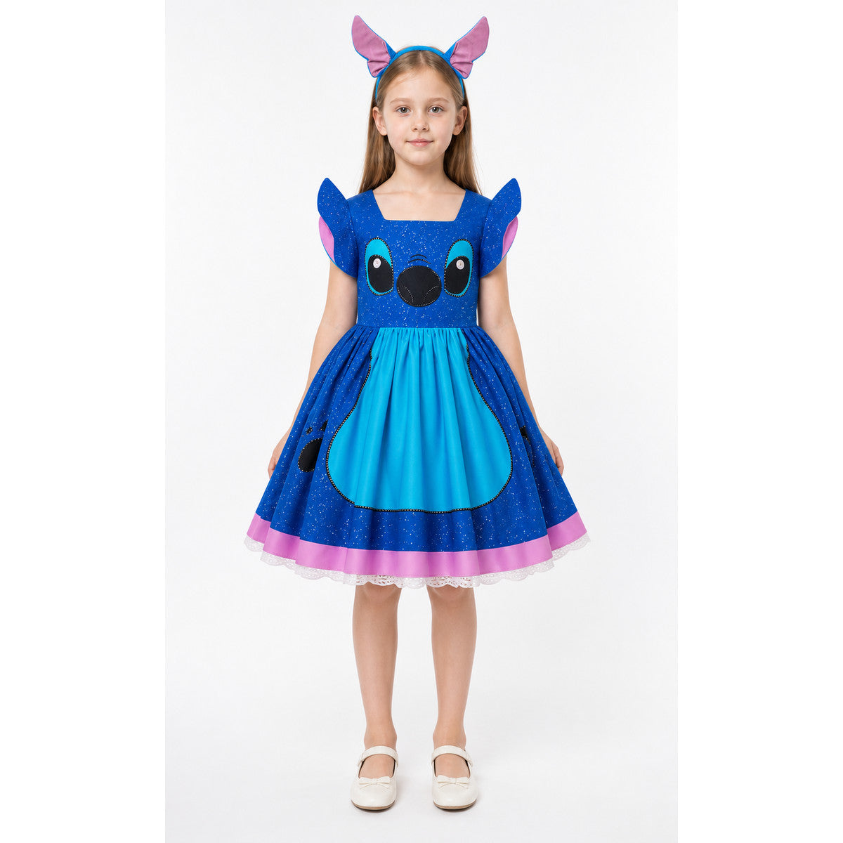 Stitch Halloween Carnival Dress with Headband main product view