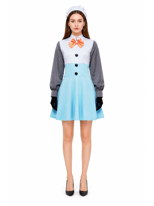 Snow Character Cosplay Dress with Collar main product view
