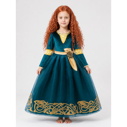 Halloween Princess Costume with Wig main product view