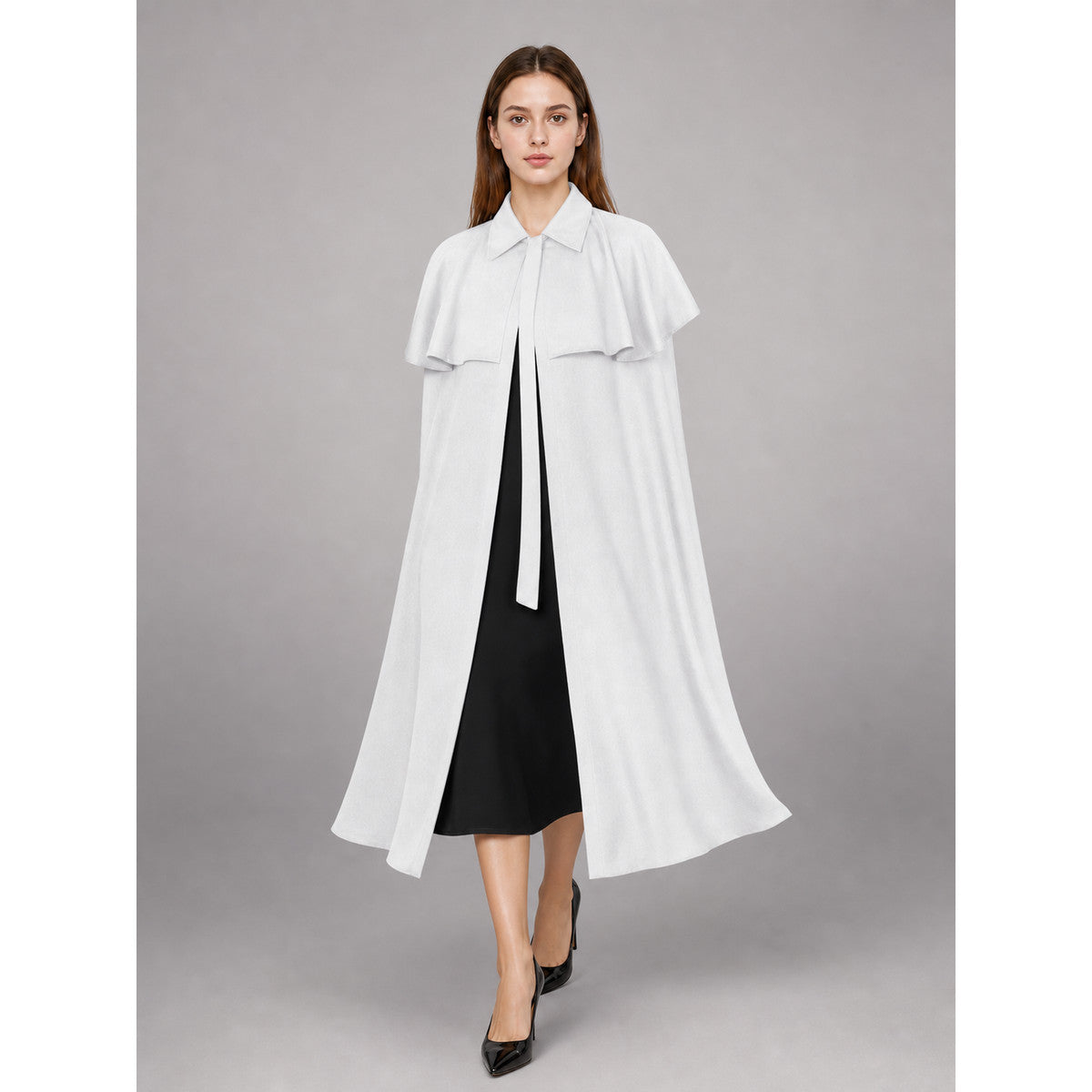 White Costume Cloak, Shirt Dress