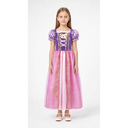 Children's Carnival Dress with a Full Skirt and Bow main product view