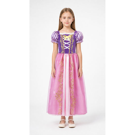 Children's Carnival Dress with a Full Skirt and Bow main product view