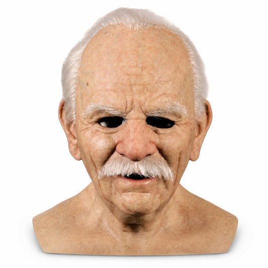 Halloween Scary Cosplay Masks Simulation Old Man Disguise Realistic Mask Thriller Atmosphere Novelty for Party Masquerade