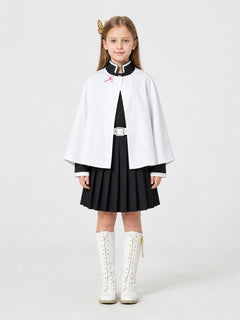Shinobu Cosplay Costume with Cape and Accessories