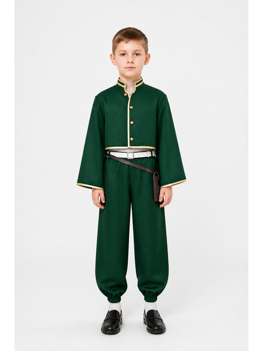 Cosplay costume: top, pants, belt, bag main product view