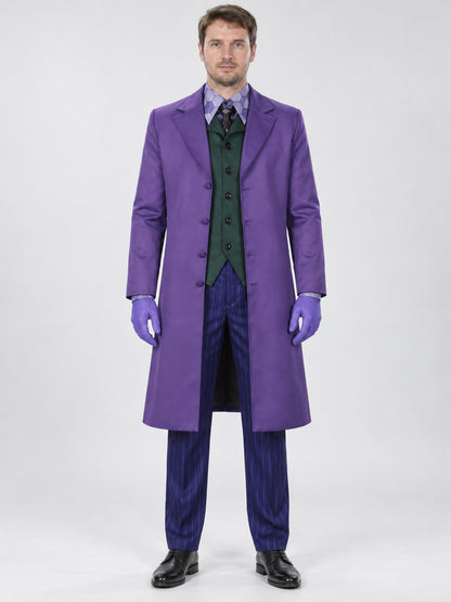 Joker Cosplay Costume Purple and Green