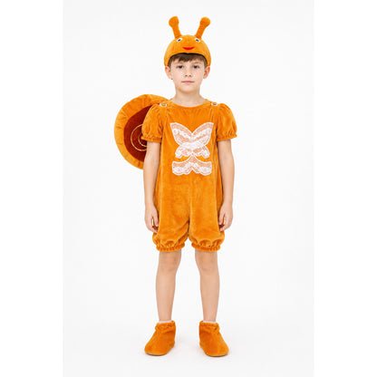 Snail Costume for Kids, Hooded Jumpsuit with Shell main product view