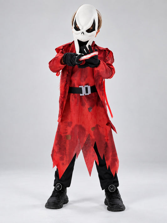 Kids' Vampire Costume for Halloween: Robe, Vest, Mask