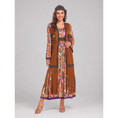 Retro 1970s-Style Fringe Stage Costume