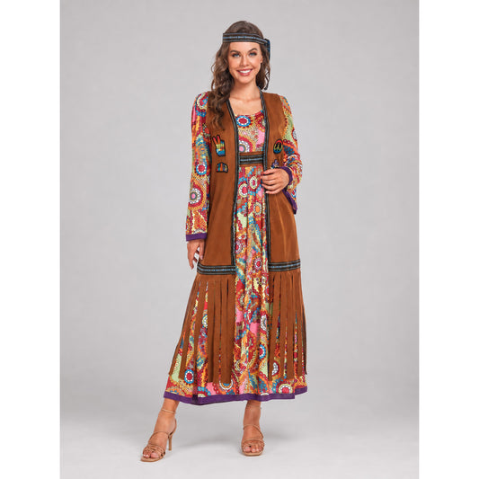 Retro 1970s-Style Fringe Stage Costume