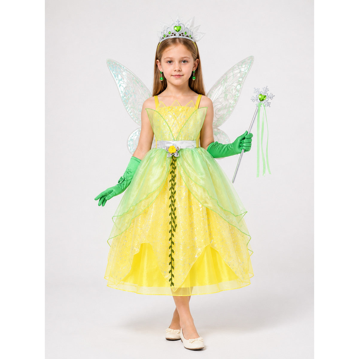 Green Princess Costume for Halloween main product view