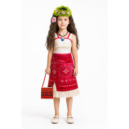 Children's Moana Halloween Costume with Accessories main product view